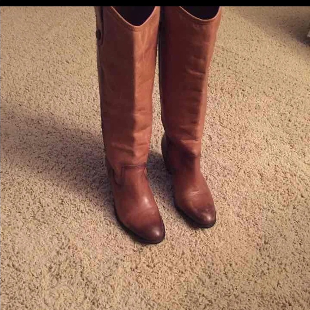 Vince Camuto Brown Leather Boots